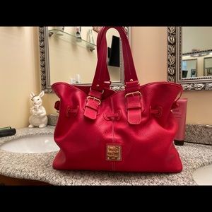 Dooney and Bourke Red Large Satchel Great Condition